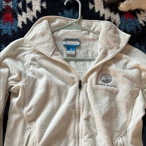 Columbia Cream Fleece Jacket